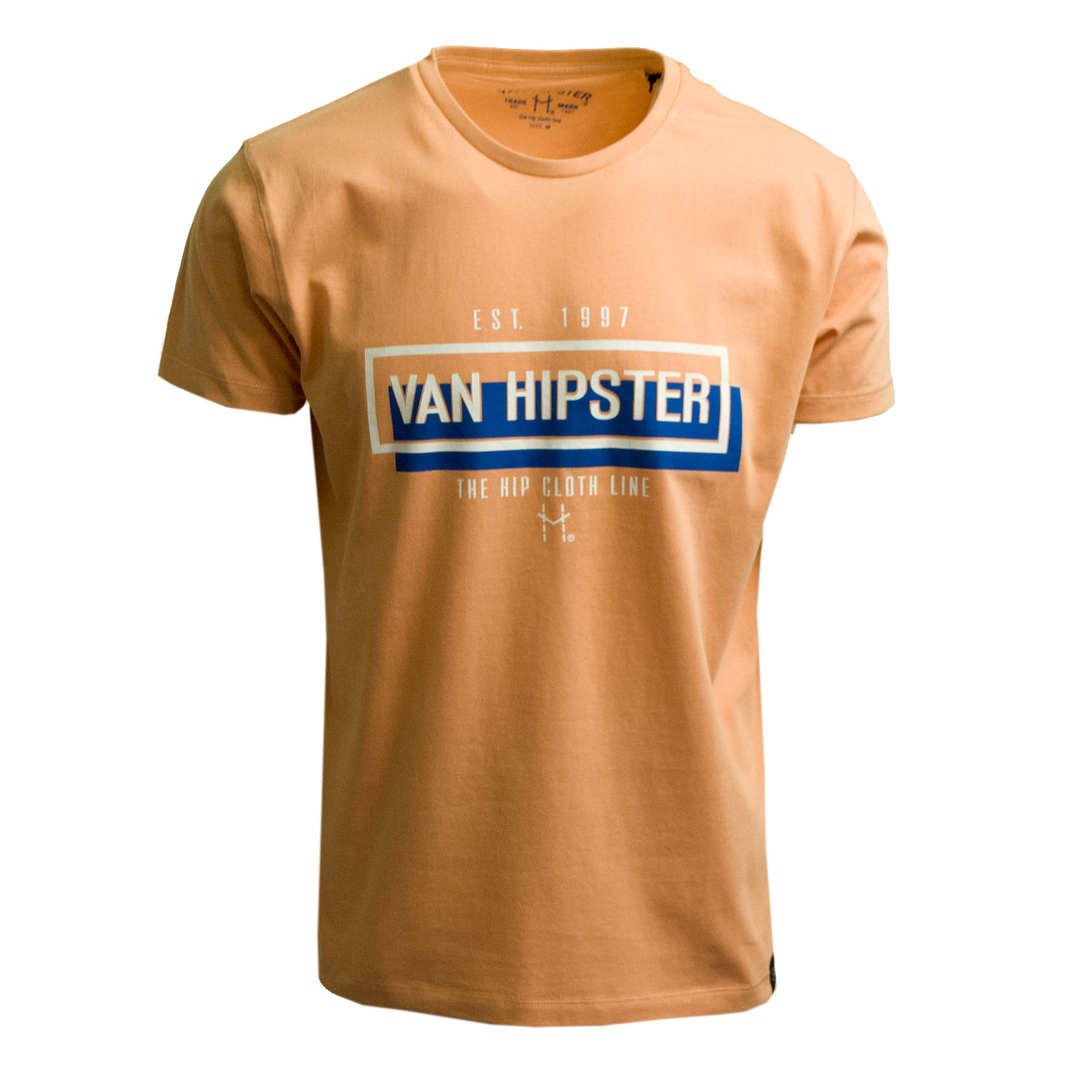 VAN HIPSTER 71633-29 Ανδρικό T-Shirt με τύπωμα - Κοραλί-Κοραλί